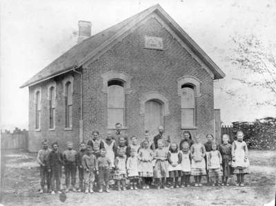 Dryden Public School Class, c.1880-1890