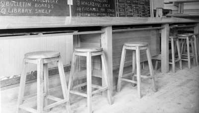 Stools at Whitby Collegiate Institute Wood Shop