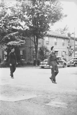 Whitby Collegiate Institute Cadets on Parade, 1942