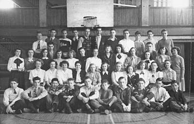 Whitby Collegiate Institute Classes Eleven A and B, 1947-1948