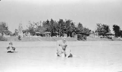 Swimming in Lake Ontario at Heydenshore Park, 1921