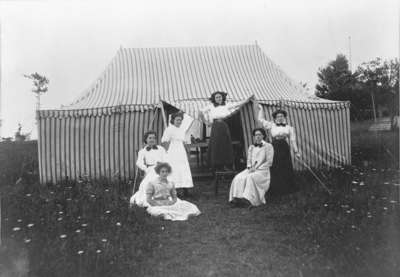 Tent at Heydenshore Park, c.1906