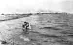 Swimming at Whitby Harbour, c.1915