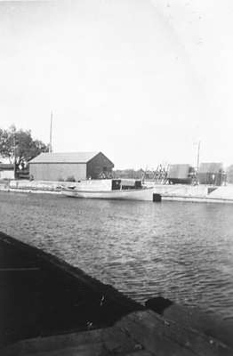 Stevens Fishing Boat at Whitby Harbour, 1942