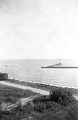 Whitby Harbour Entrance, 1942