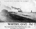 Garden City Steamship Leaving Whitby Harbour, c.1909