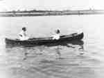 Canoeing on Whitby Harbour, 1916