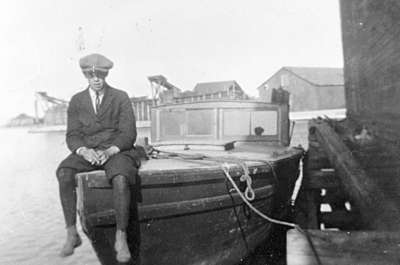 Boy on a Boat, c.1925