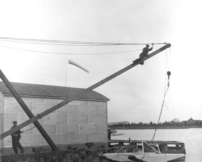 Airplane Pontoons, 1935