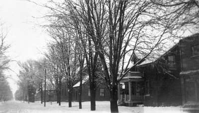 W.J. Luke Residence and Centre Street, c.1930