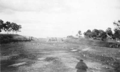 Construction of Brock Street Bridge, 1941