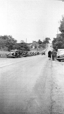 Highway 2 looking East, 1946