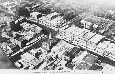 Downtown Whitby Aerial View, 1920