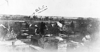 Whitby Aerial from Four Corners, 1924