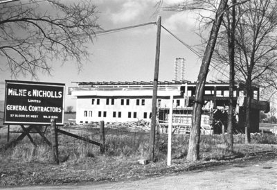 Construction of Whitby Jail, 1958