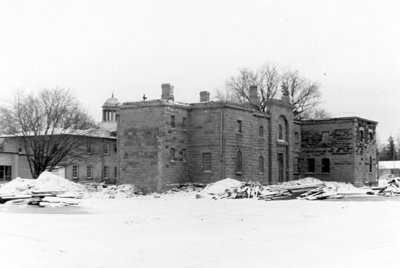 Demolition of Ontario County Jail, 1960