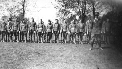 High School Cadets at Town Park, c.1924