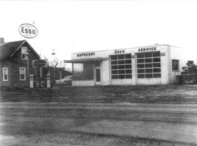 Percy Maynard's New Garage, 1954