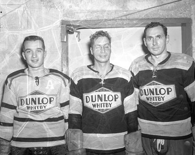 Ron Casey, Frank Bathgate, Jack Stoddard, 1959