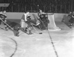 Whitby Dunlops Playing Soviet Team at Maple Leaf Gardens, 1960