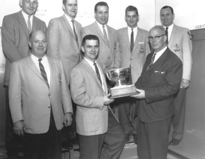 Whitby Dunlops with Trophy, 1959