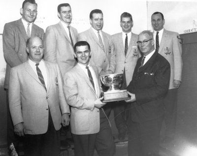 Whitby Dunlops with Trophy, 1959