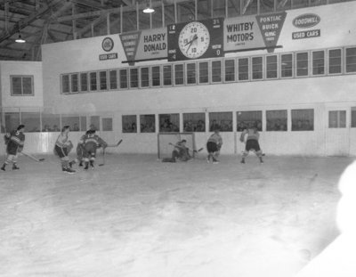 Whitby Dunlops Hockey Game, c.1950s