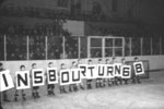 Kids Holding Signs at Whitby Arena, 1958