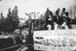 Rotary Minstrels in Blackface at Whitby Dunlops Victory Parade, 1957