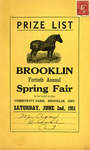 Brooklin Spring Fair Prize List, 1951
