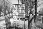 Whitby Dunlops Welcome Sign, 1958