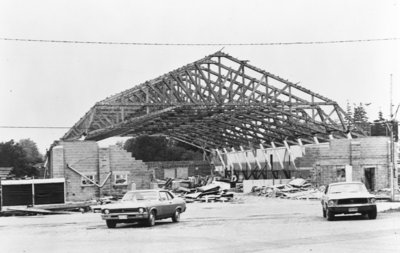 Demolition of Whitby Community Arena, 1972