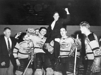 Whitby Dunlops Allan Cup Celebrations, 1957