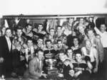 Whitby Dunlops with W.H. Hewitt Trophy, 1957