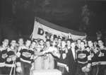 Whitby Dunlops with W.A. Hewitt Trophy, 1957