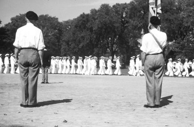 H.M.S. Whitby Crew in Centennial Park, 1959