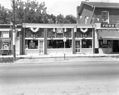 Whitby Centennial Decorations, 1955