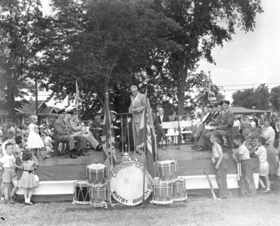 Whitby Centennial Drumhead Service, 1955