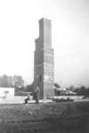 Whitby District High School Chimney Construction, 1953