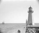 Whitby Harbour Lighthouse, 1939