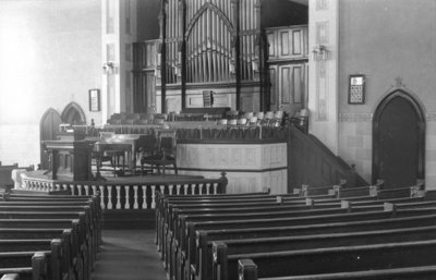 Whitby United Church Interior, 1939