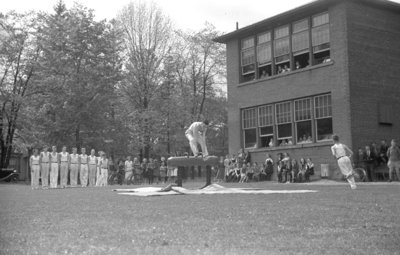 Gymnastics Demonstration at Cadet Inspection, 1938