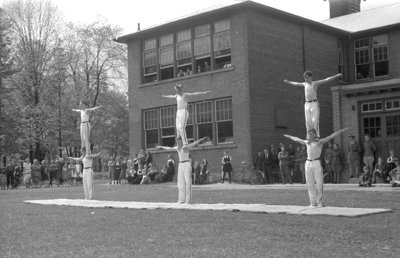 Gymnastics Demonstration at Cadet Inspection, 1938