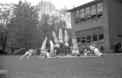 Gymnastics Demonstration at Cadet Inspection, 1938