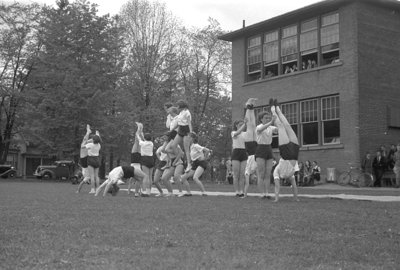 Gymnastics Demonstration at Cadet Inspection, 1938