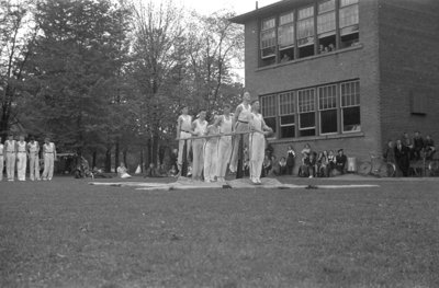 Gymnastics Demonstration at Cadet Inspection, 1938