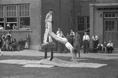 Gymnastics Demonstration at Cadet Inspection, 1939