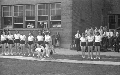 Gymnastics Demonstration at Cadet Inspection, 1939