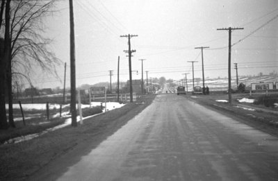 Brock Street CPR Crossing, 1936