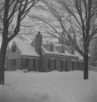 Harry Donald Residence in Winter, 1945